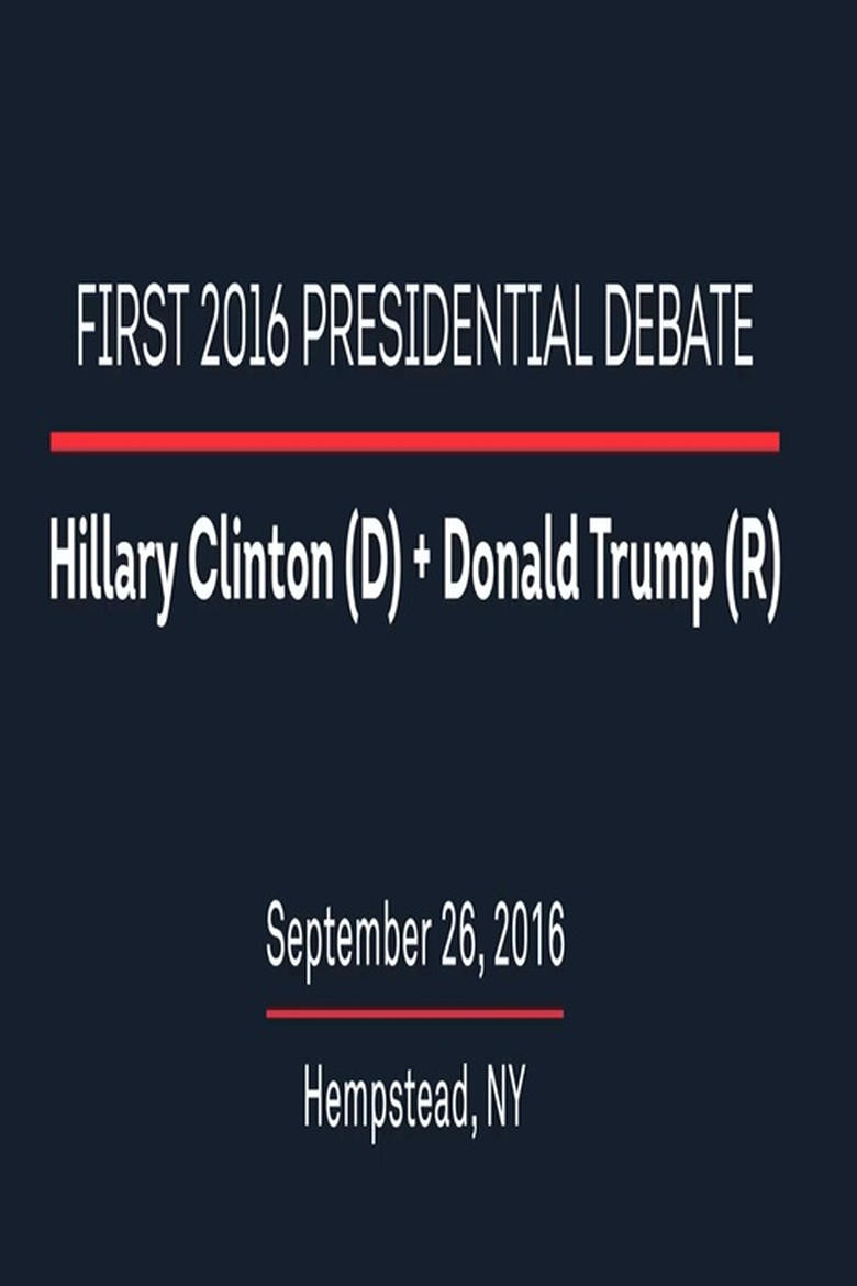 Poster of 2016 First Presidential Debate