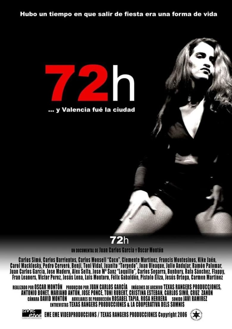 Poster of 72 hours ... And Valencia was the city