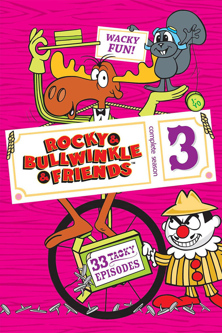 Poster of Cast and Crew in The Bullwinkle Show - Season 3 - Episode 65 - Rocky & Bullwinkle - Lazy Jay Ranch (18) - Just Boris and Me or The Yegg and I