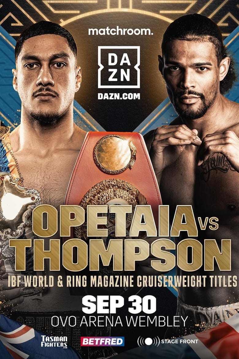 Poster of Jai Opetaia vs. Jordan Thompson