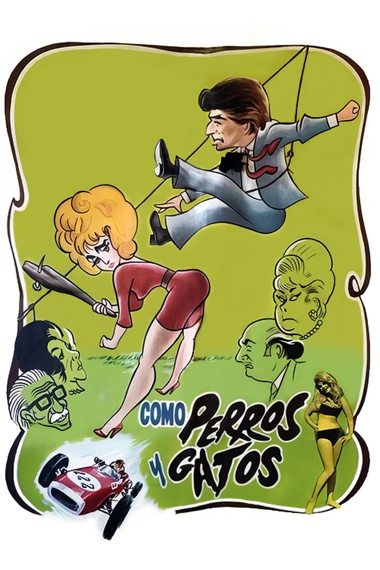 Poster of Como perros y gatos