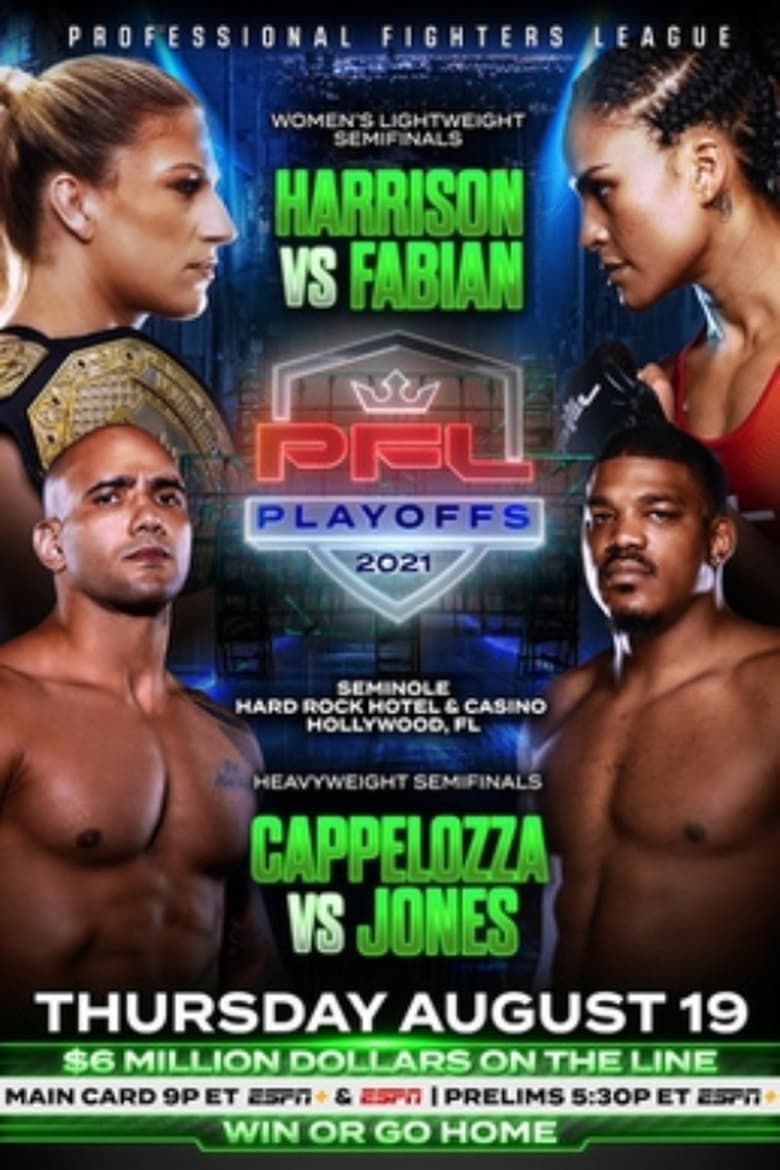 Poster of PFL 2021 #8: Playoffs - Harrison vs Fabian