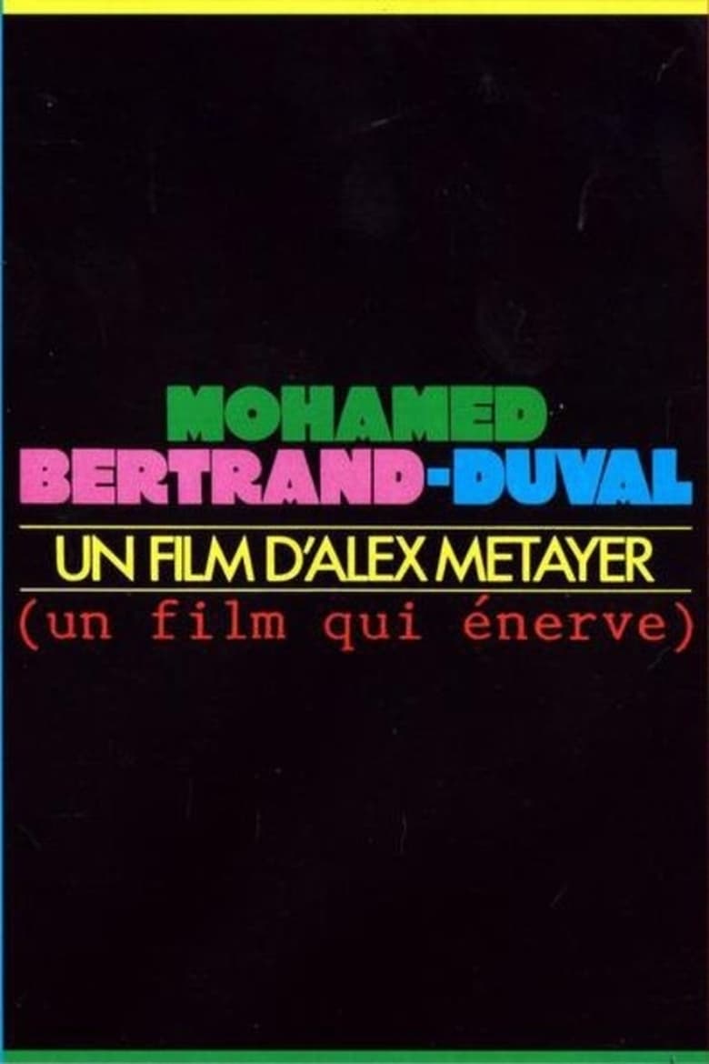 Poster of Mohamed Bertrand-Duval