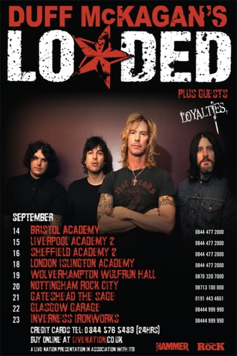 Poster of Duff McKagan's Loaded: Live at The Garage