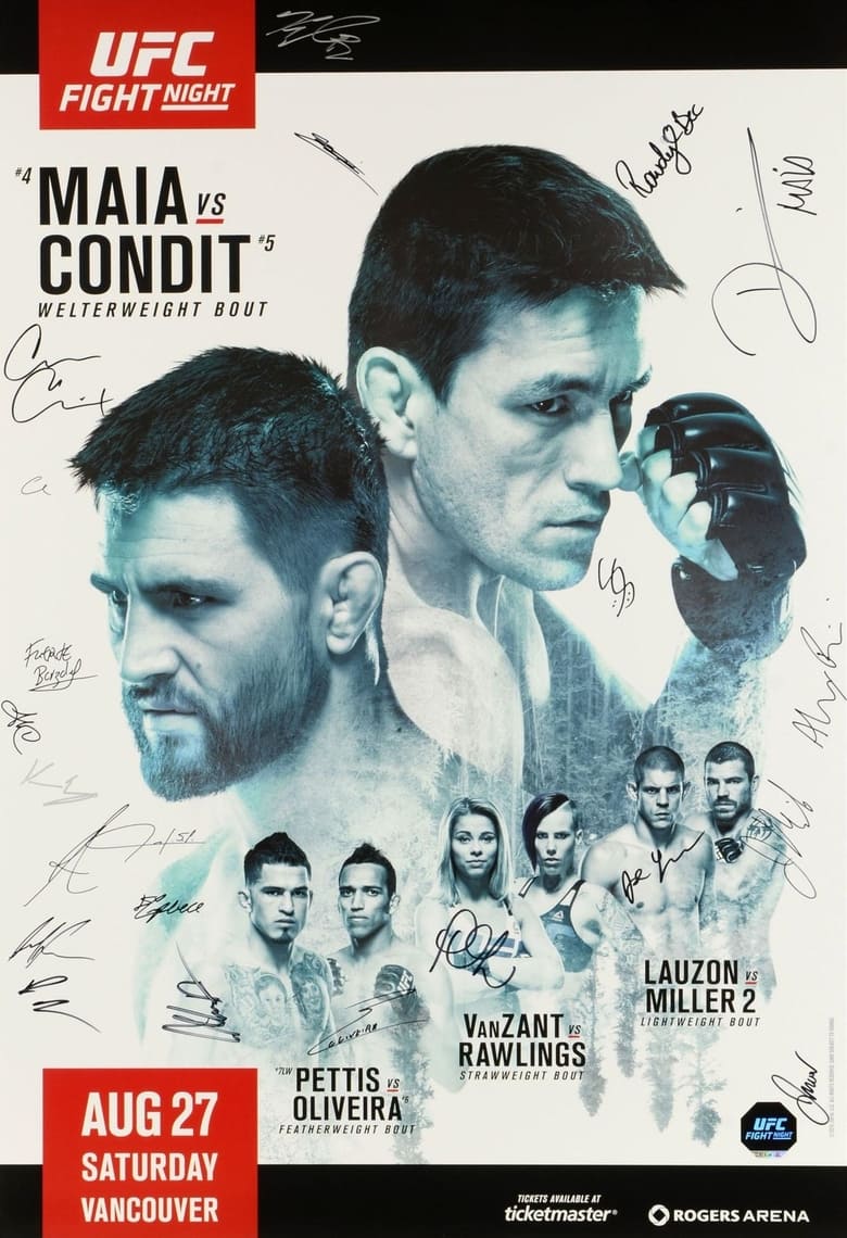 Poster of UFC on Fox 21: Maia vs. Condit