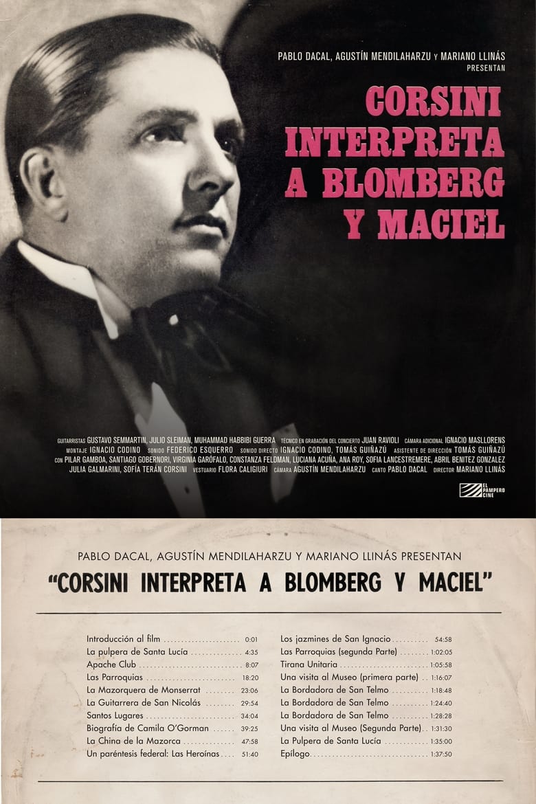 Poster of Corsini Sings Blomberg & Maciel