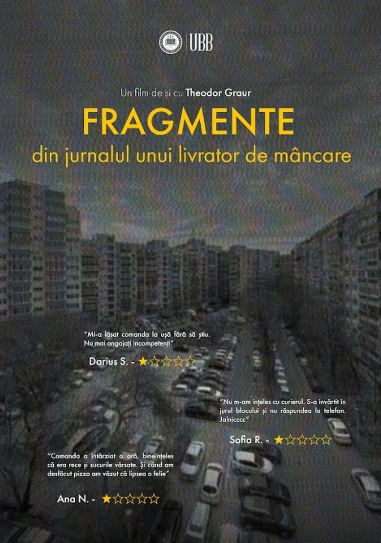 Poster of Fragments from the journal of a food delivery driver.