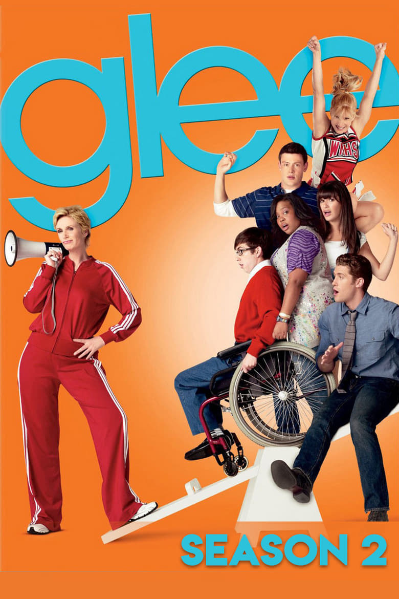 Poster of Cast and Crew in Glee - Season 2 - Episode 17 - A Night of Neglect