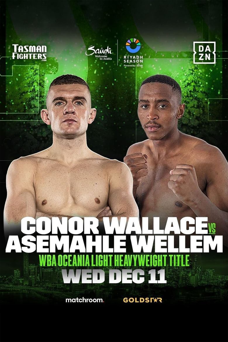 Poster of Conor Wallace vs. Asemahle Wellem