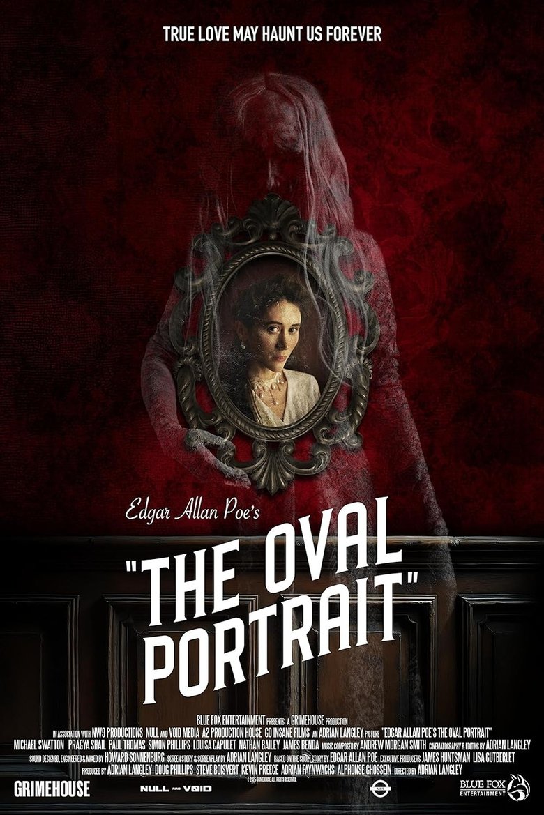 Poster of Edgar Allan Poe's The Oval Portrait