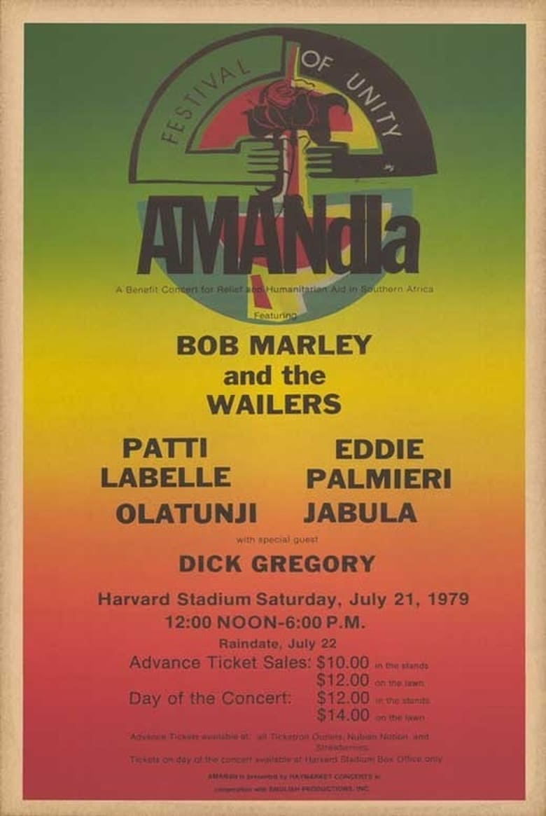 Poster of Bob Marley & The Wailers - Live At Harvard Stadium, Boston, 1979