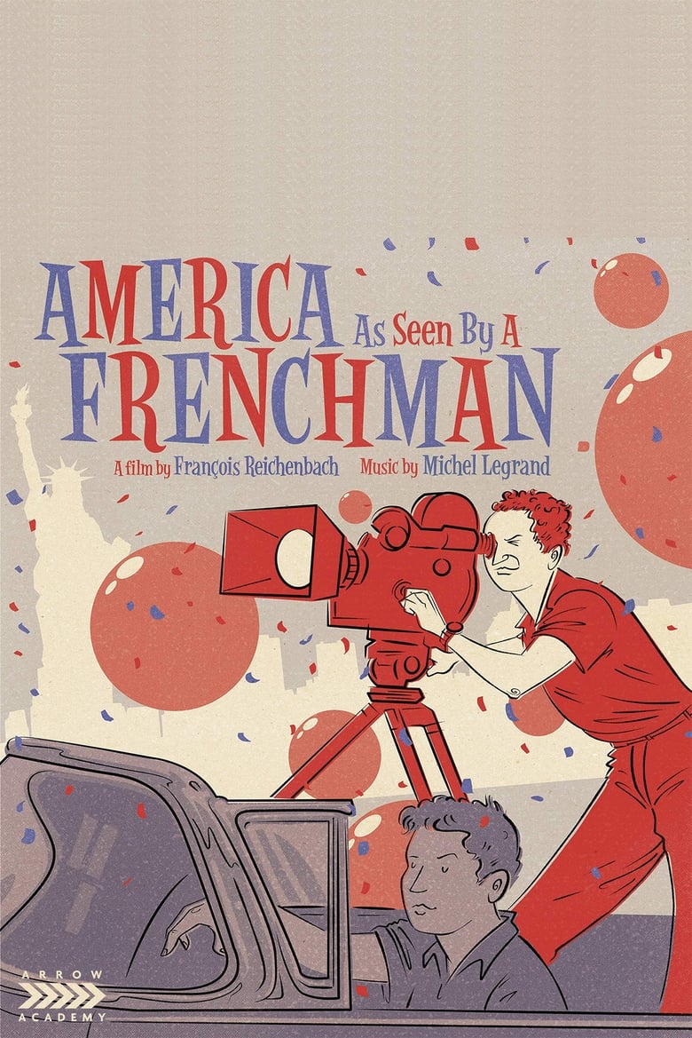 Poster of America as Seen by a Frenchman