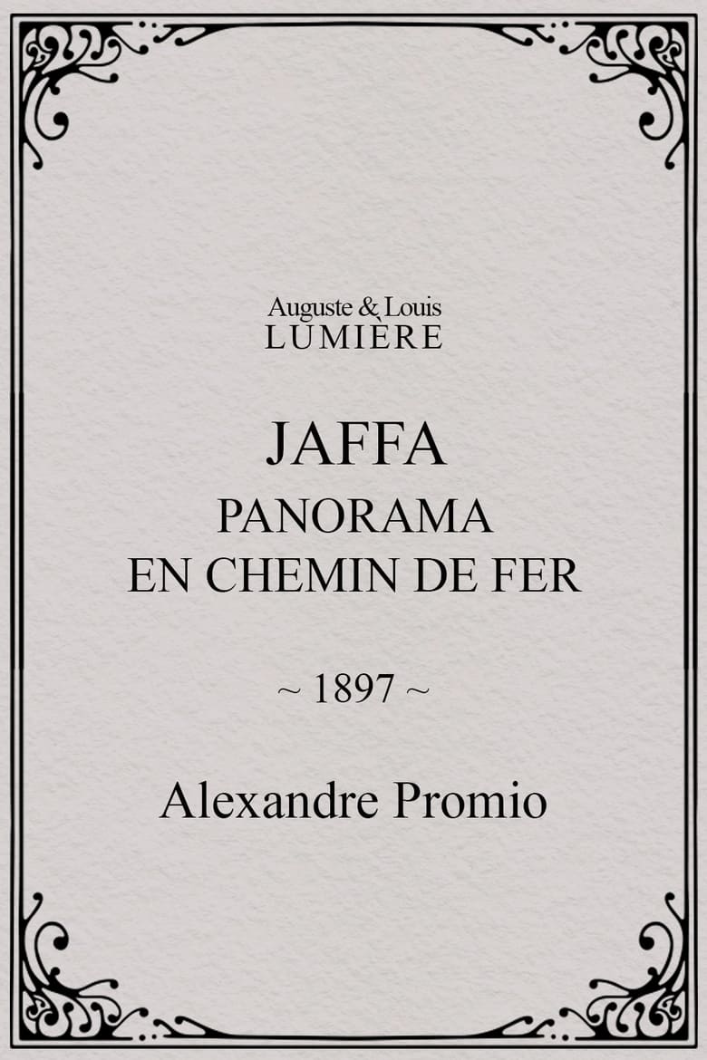 Poster of Jaffa : panorama en chemin de fer