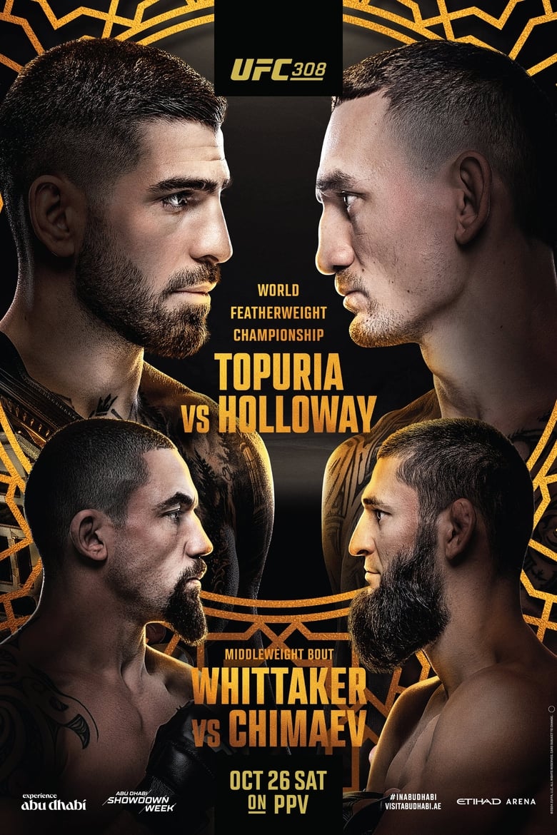 Poster of UFC 308: Topuria vs. Holloway