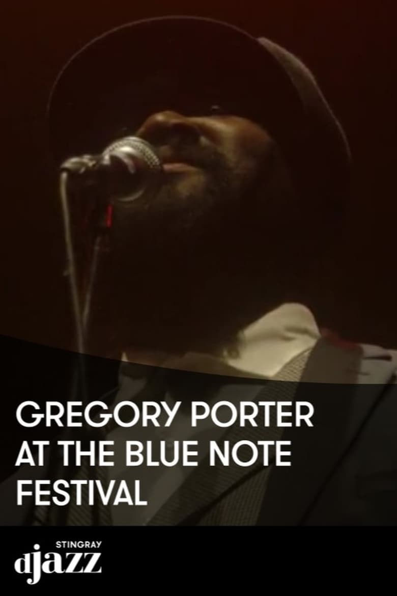 Poster of Gregory Porter at the Blue Note Festival - 2014