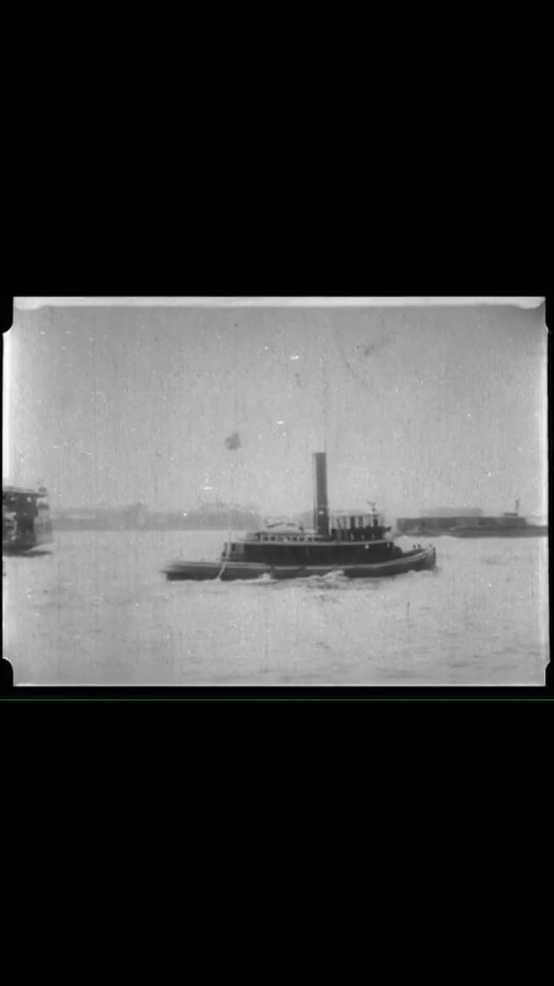 Poster of Boats in the New York Harbor