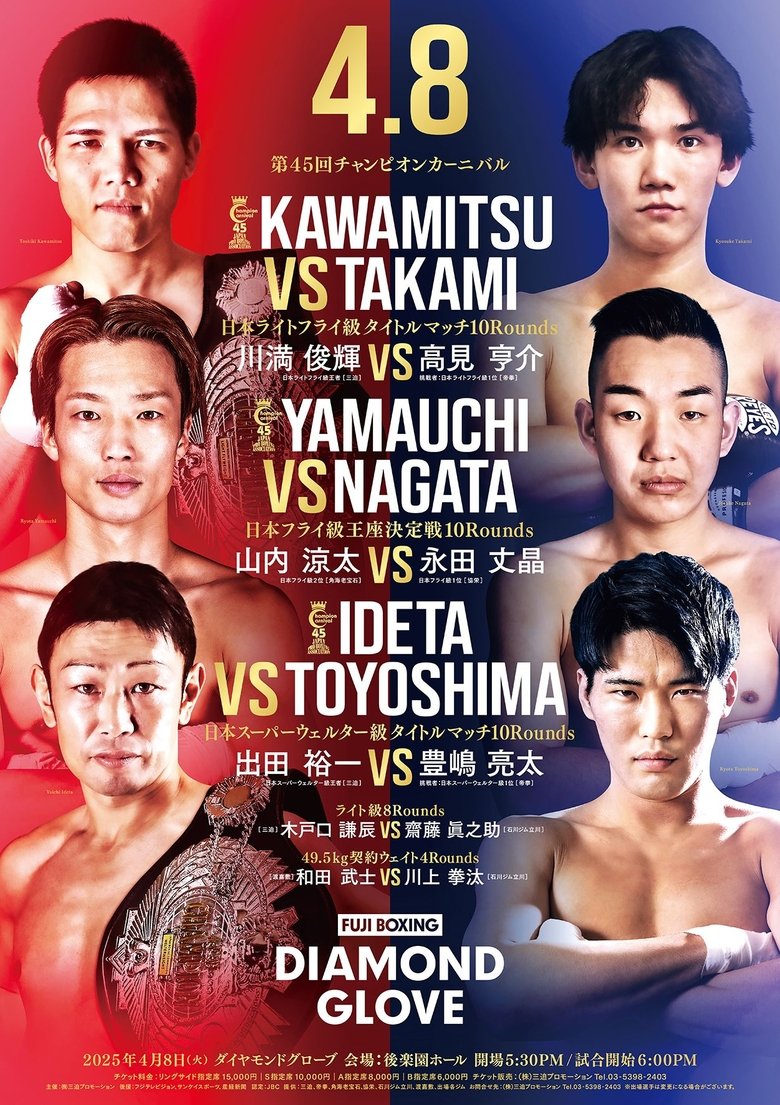 Poster of FUJI BOXING: Kawamitsu vs. Takami