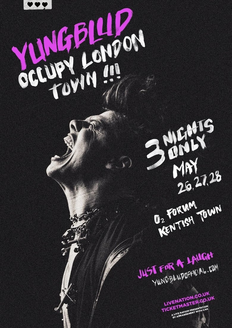 Poster of YUNGBLUD LIVE AT BRIXTON ACADEMY