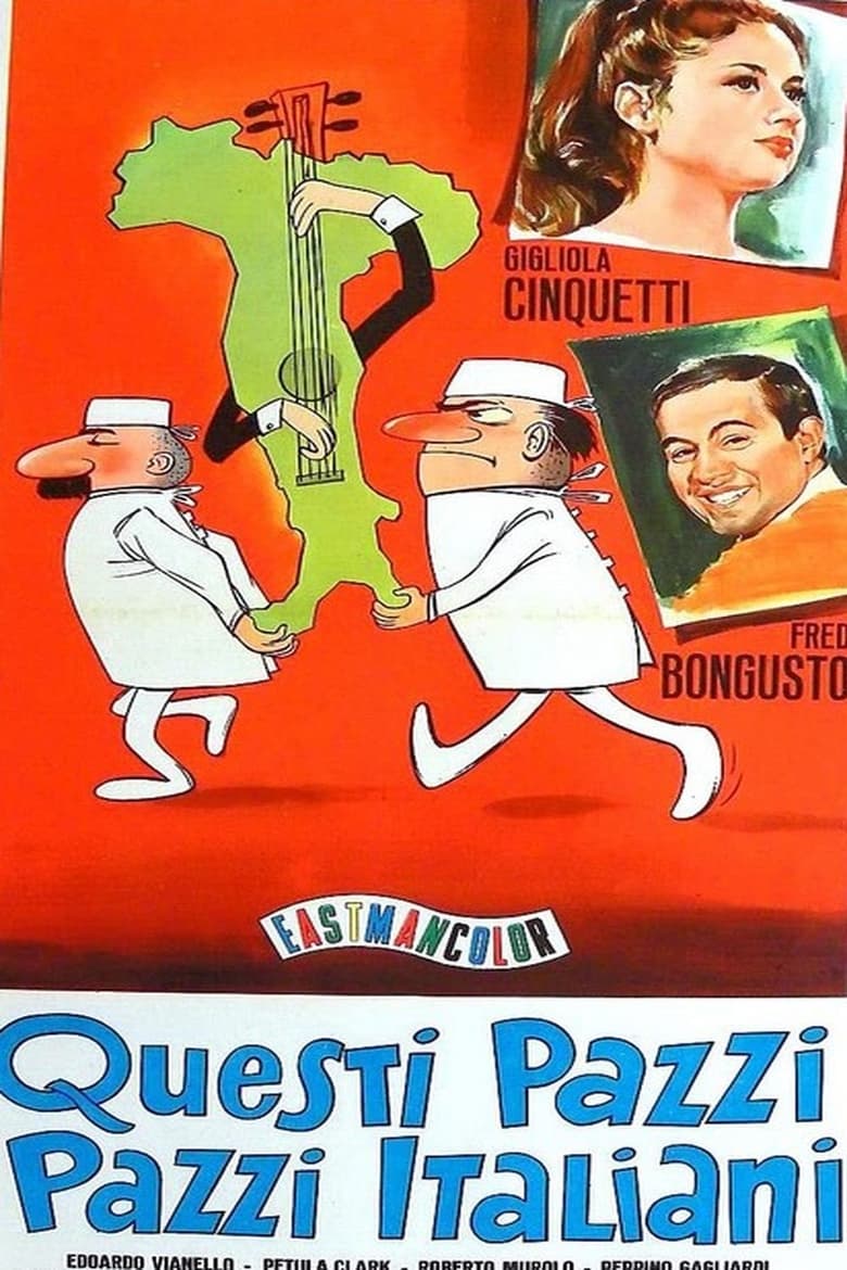 Poster of Questi pazzi, pazzi italiani