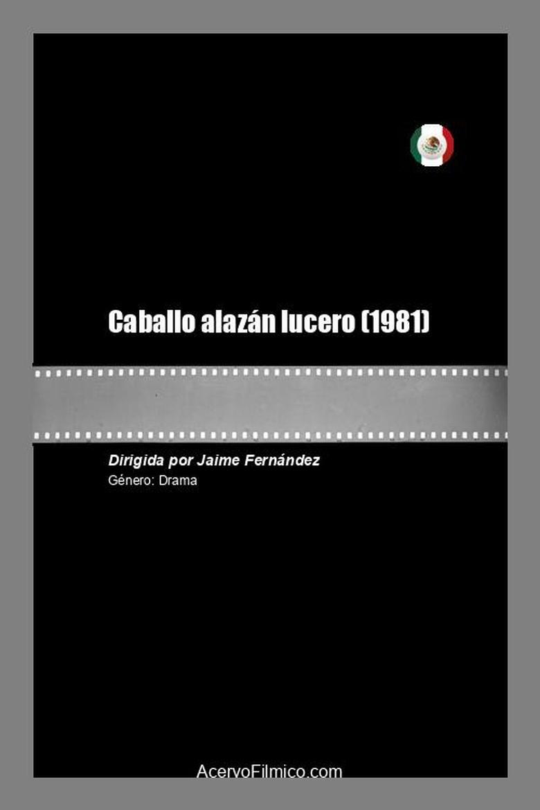 Poster of Caballo alazán lucero