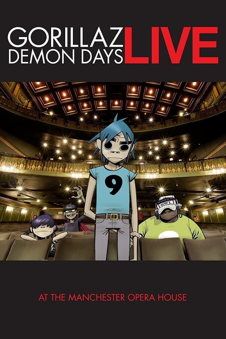 Poster of Gorillaz: Demon Days Live at the Manchester Opera House