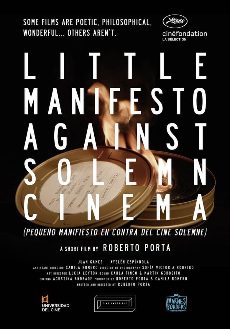 Poster of Little Manifesto Against Solemn Cinema