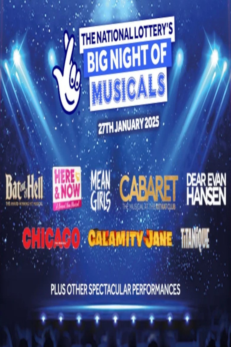 Poster of Big Night of Musicals 2025 by the National Lottery