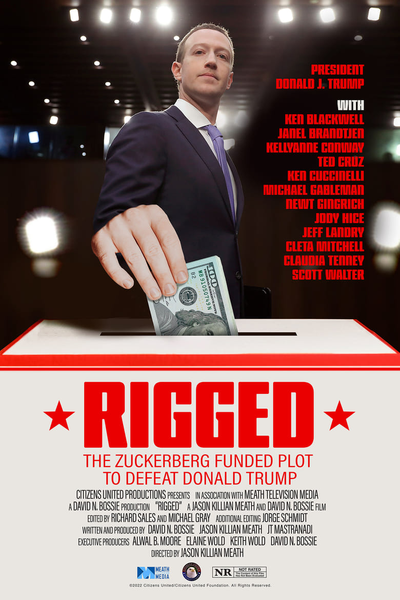 Poster of Rigged: The Zuckerberg Funded Plot to Defeat Donald Trump