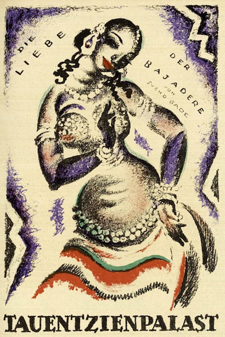 Poster of Die Liebe der Bajadere