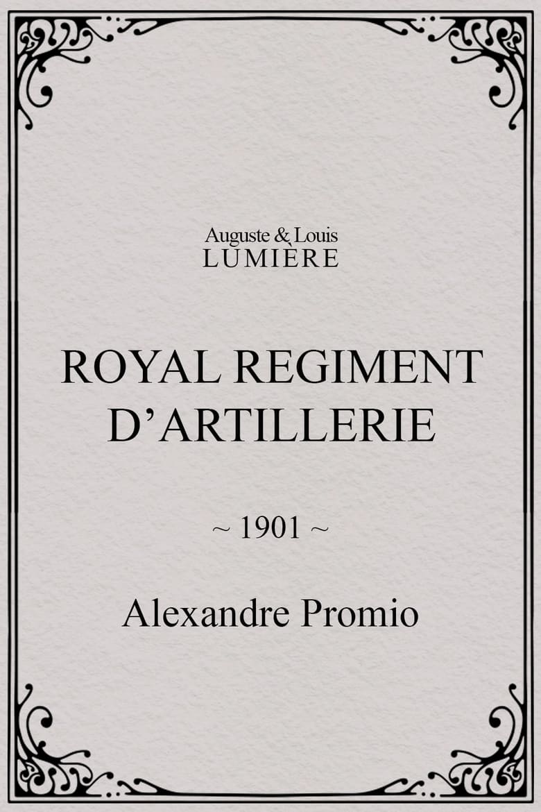 Poster of Royal regiment d’artillerie