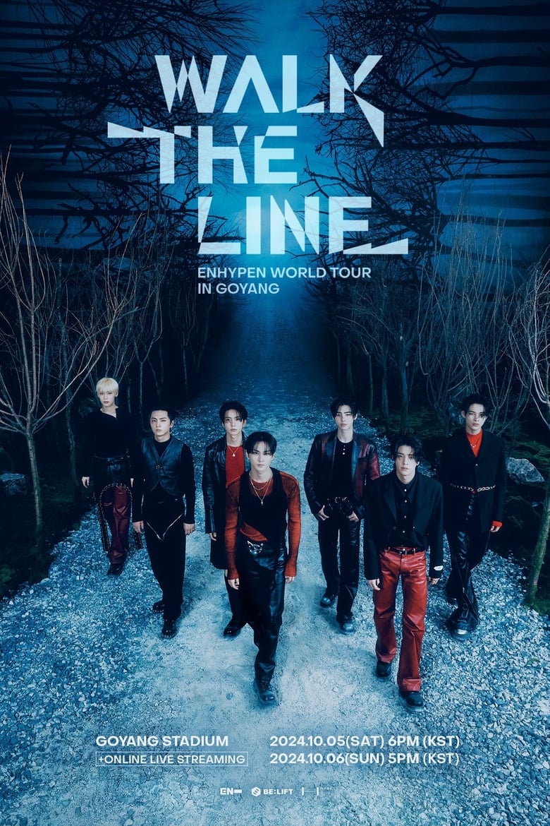 Poster of ENHYPEN WORLD TOUR 'WALK THE LINE' IN GOYANG