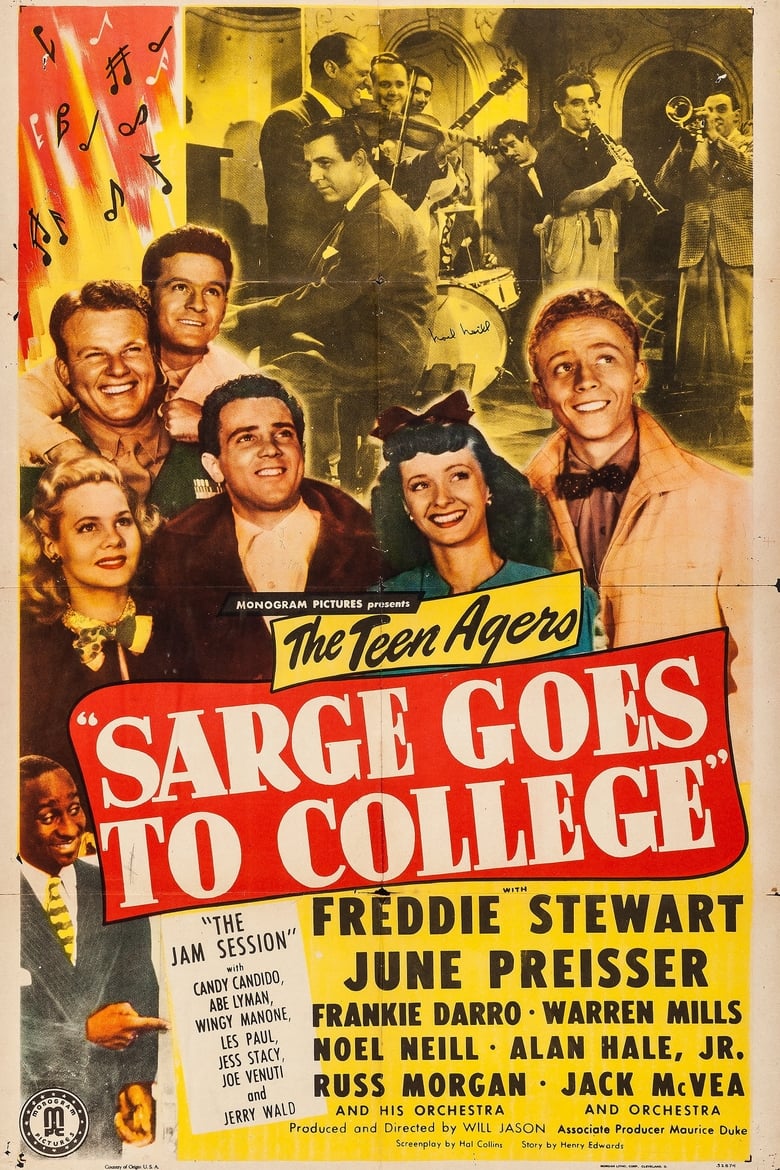 Poster of Sarge Goes to College