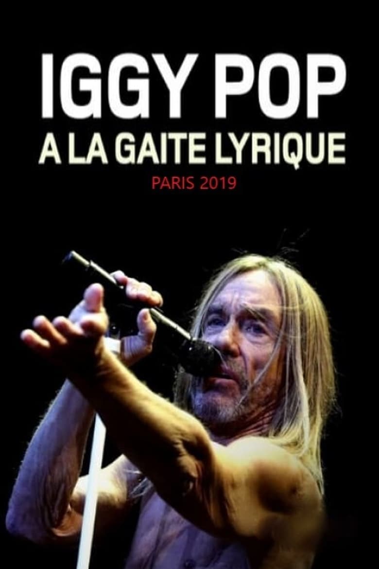 Poster of Iggy Pop Live at La Gaîté Lyrique, Paris