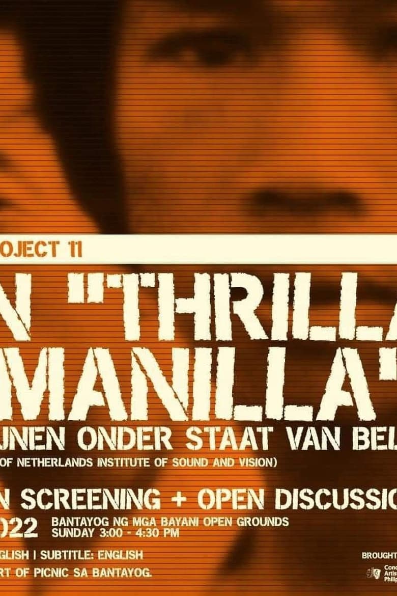 Poster of Een Thrilla in Manila: De Filipijnen Onder Staat Van Beleg