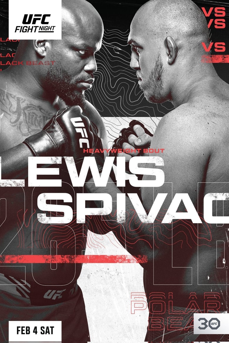 Poster of UFC Fight Night 218: Lewis vs. Spivac