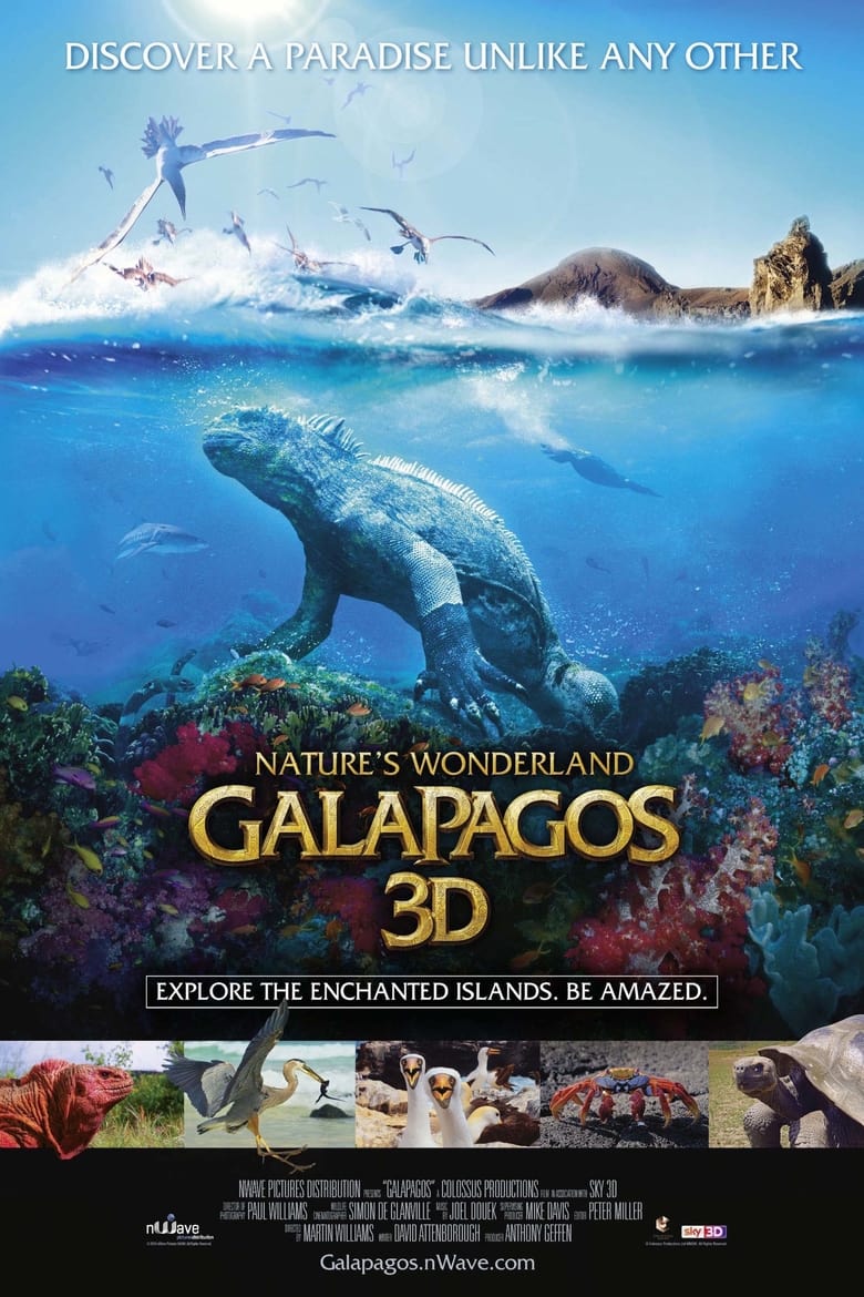 Poster of Galapagos 3D: Nature's Wonderland