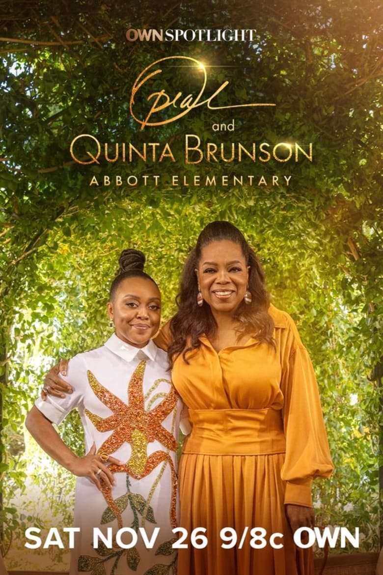 Poster of Oprah and Quinta Brunson Abbott Elementary