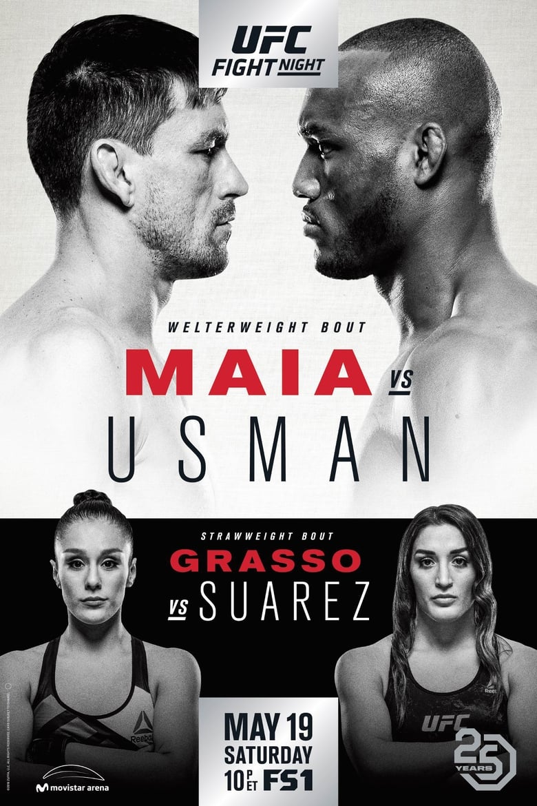 Poster of UFC Fight Night 129: Maia vs. Usman