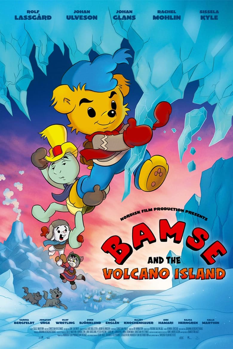 Poster of Bamse and the Volcano Island