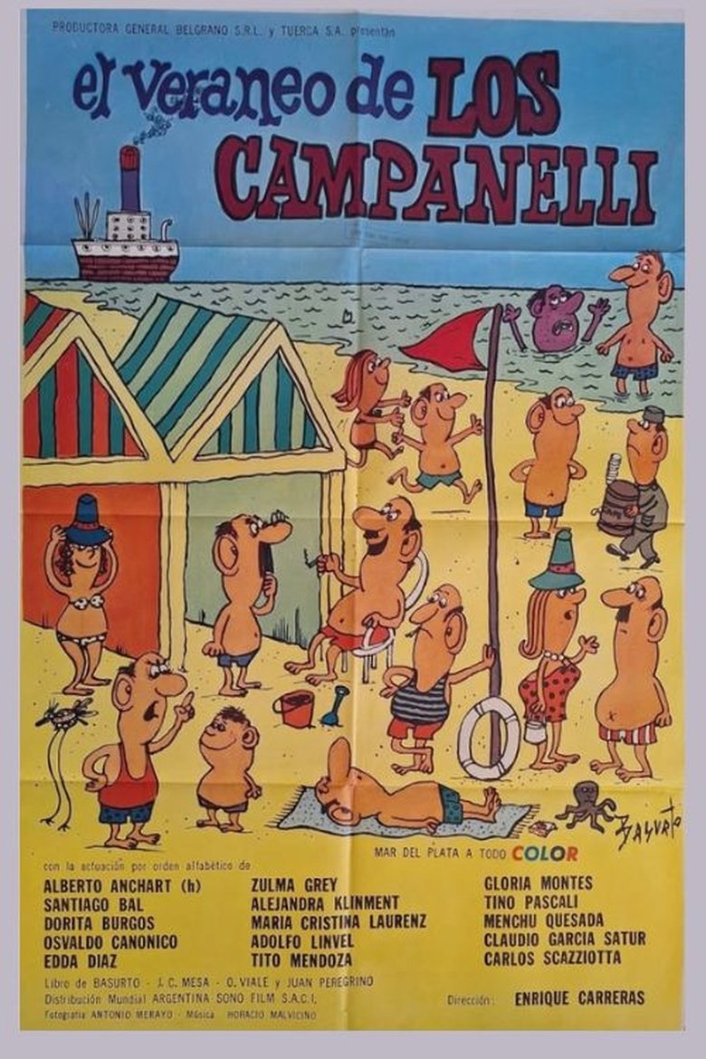 Poster of El veraneo de los Campanelli