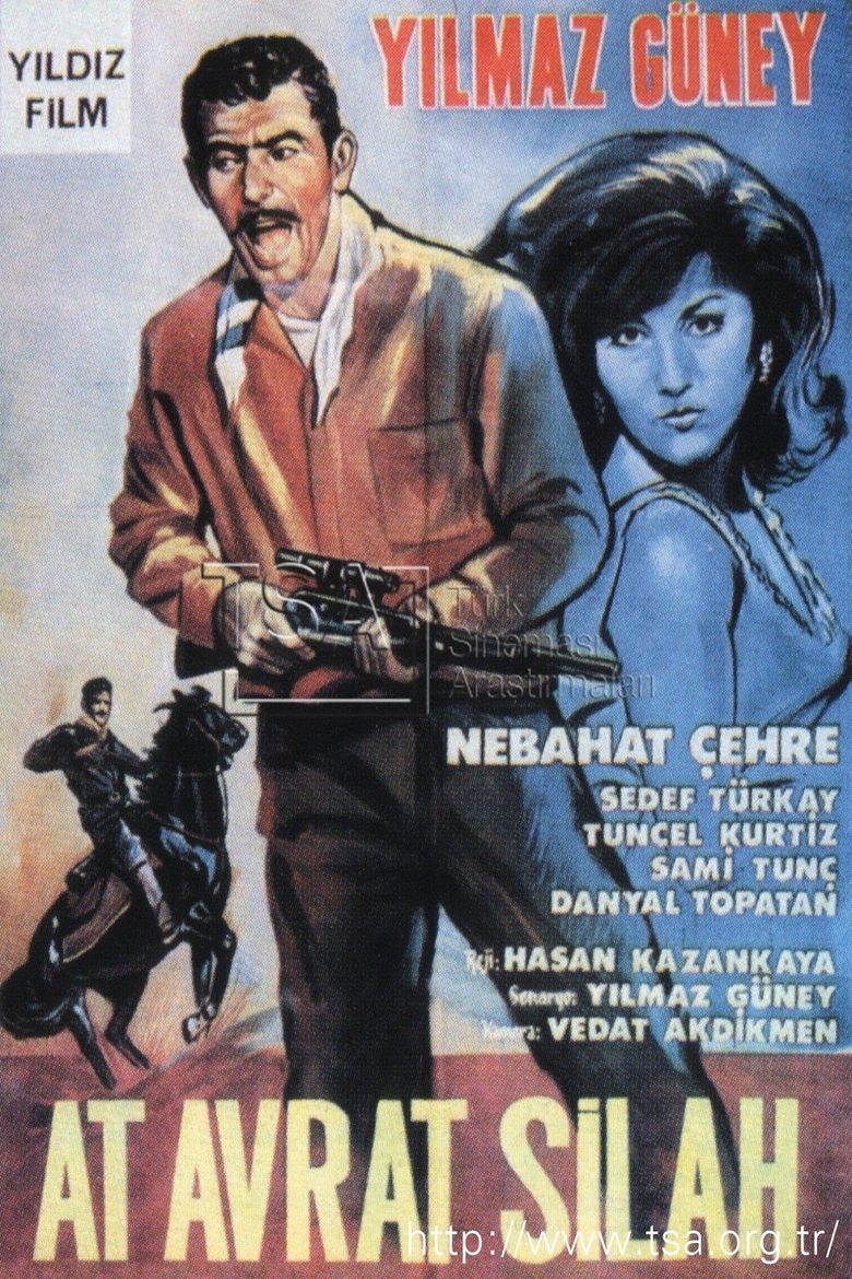 Poster of Horse, Woman and Gun