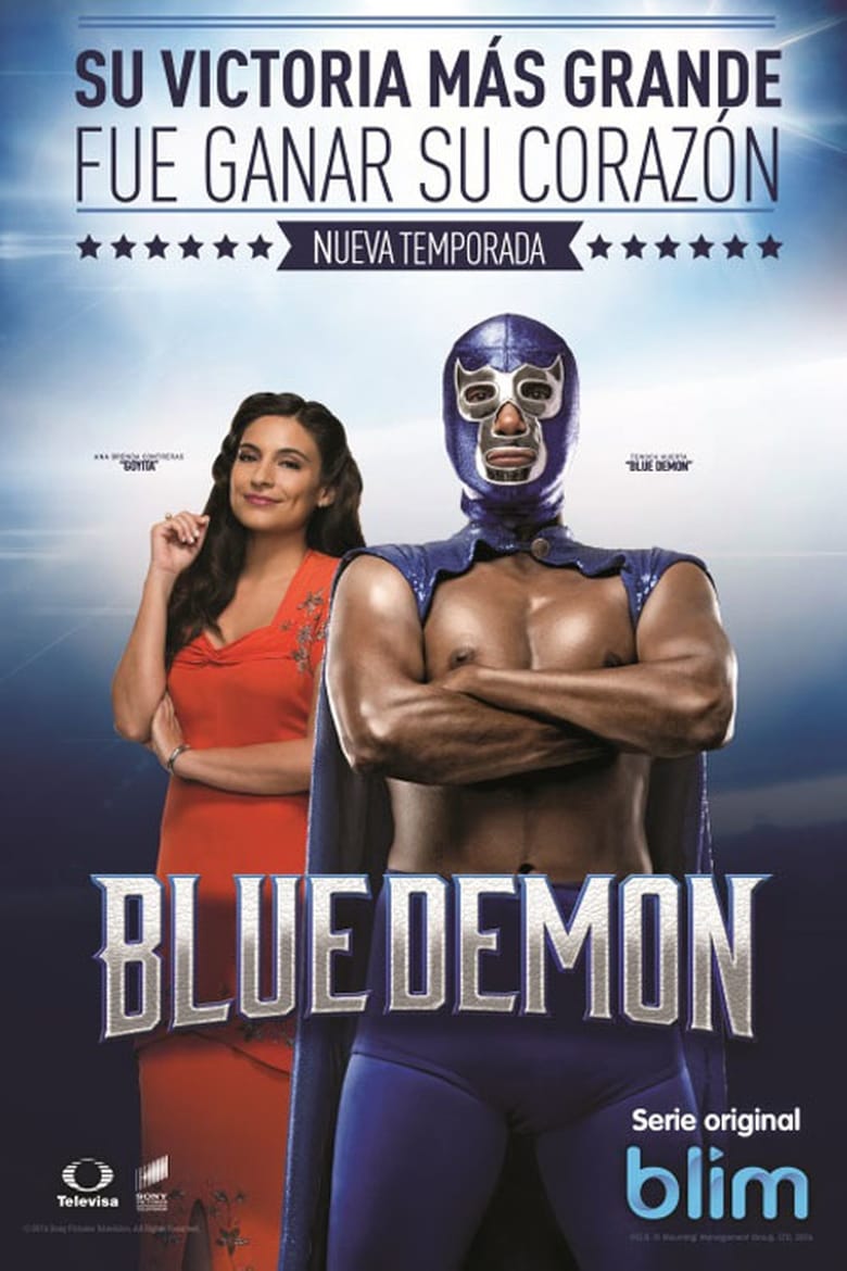 Poster of Cast and Crew in Blue Demon - Season 2 - Episode 19 - Letras chiquitas