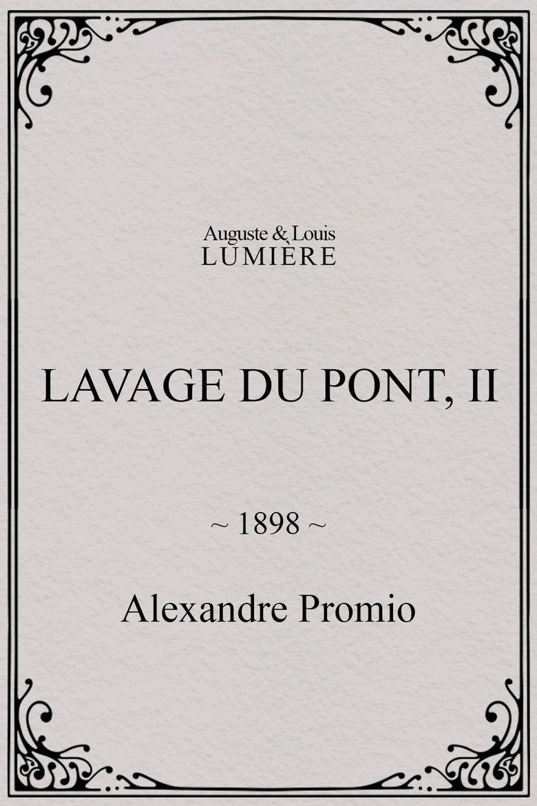 Poster of Lavage du pont, II