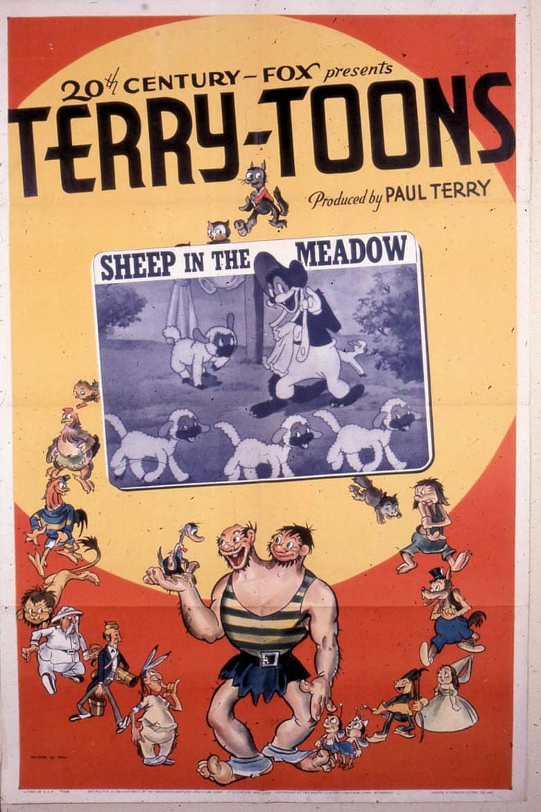 Poster of Sheep in the Meadow