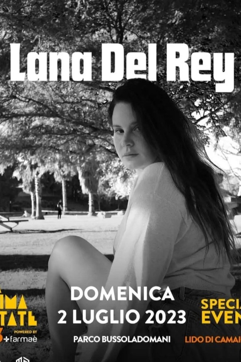 Poster of Lana Del Rey - Lucca 2023