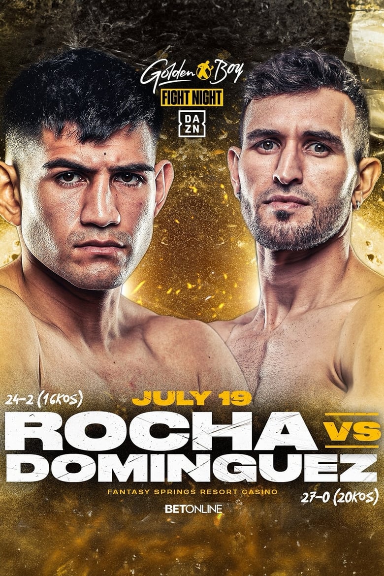 Poster of Alexis Rocha vs. Santiago Dominguez