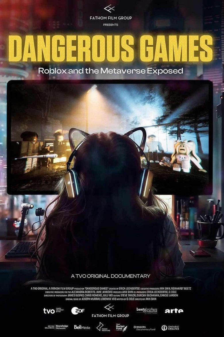 Poster of Dangerous Games: Roblox and the Metaverse Exposed
