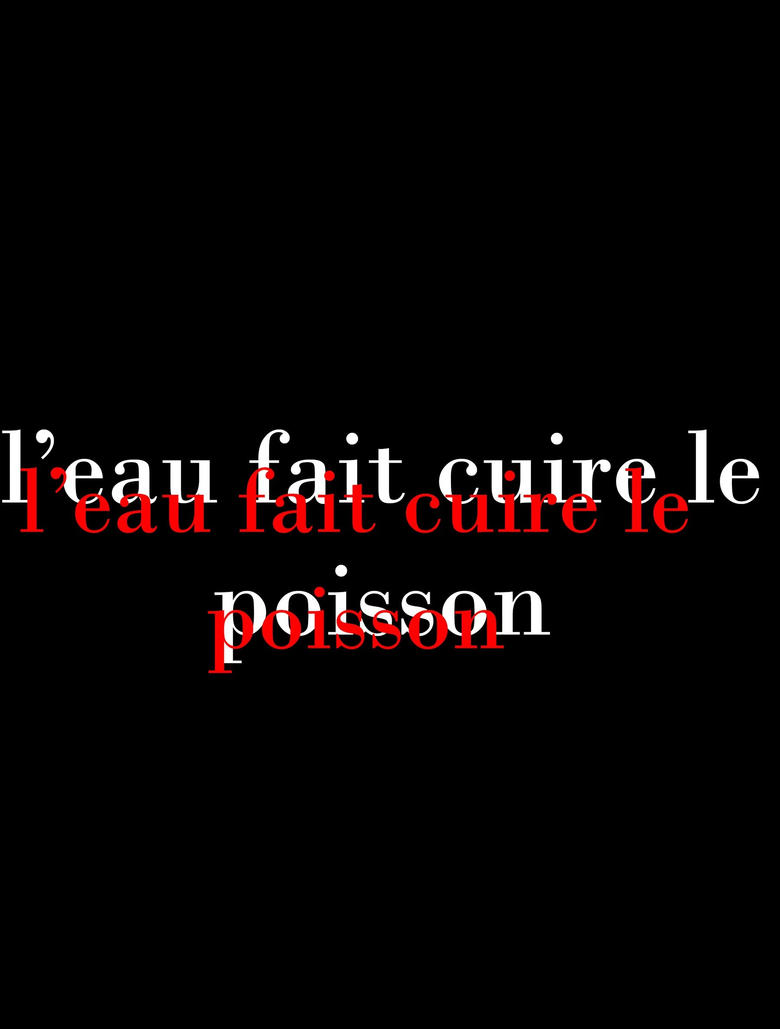 Poster of L'eau fait cuire le poisson