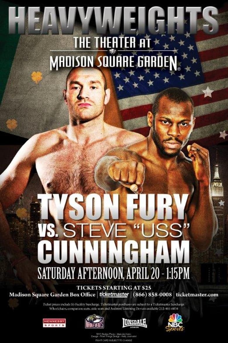 Poster of Tyson Fury vs. Steve Cunningham