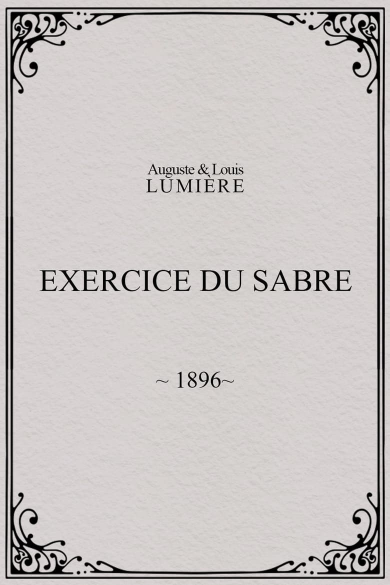 Poster of Exercice du sabre